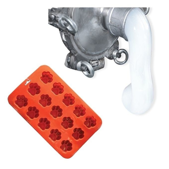  liquid rubber silicone molding 17 KN/M Tear Strength For Fabric