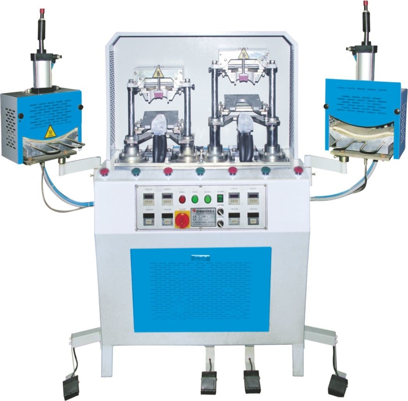ISO9001 Shoe Making Machine , Toe Moulding Machine With 2 Coolers And 2 Heater