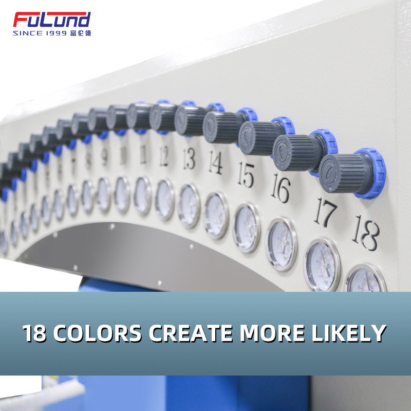  Logo Rubber Label Making Machine 18 Color Drop Molding